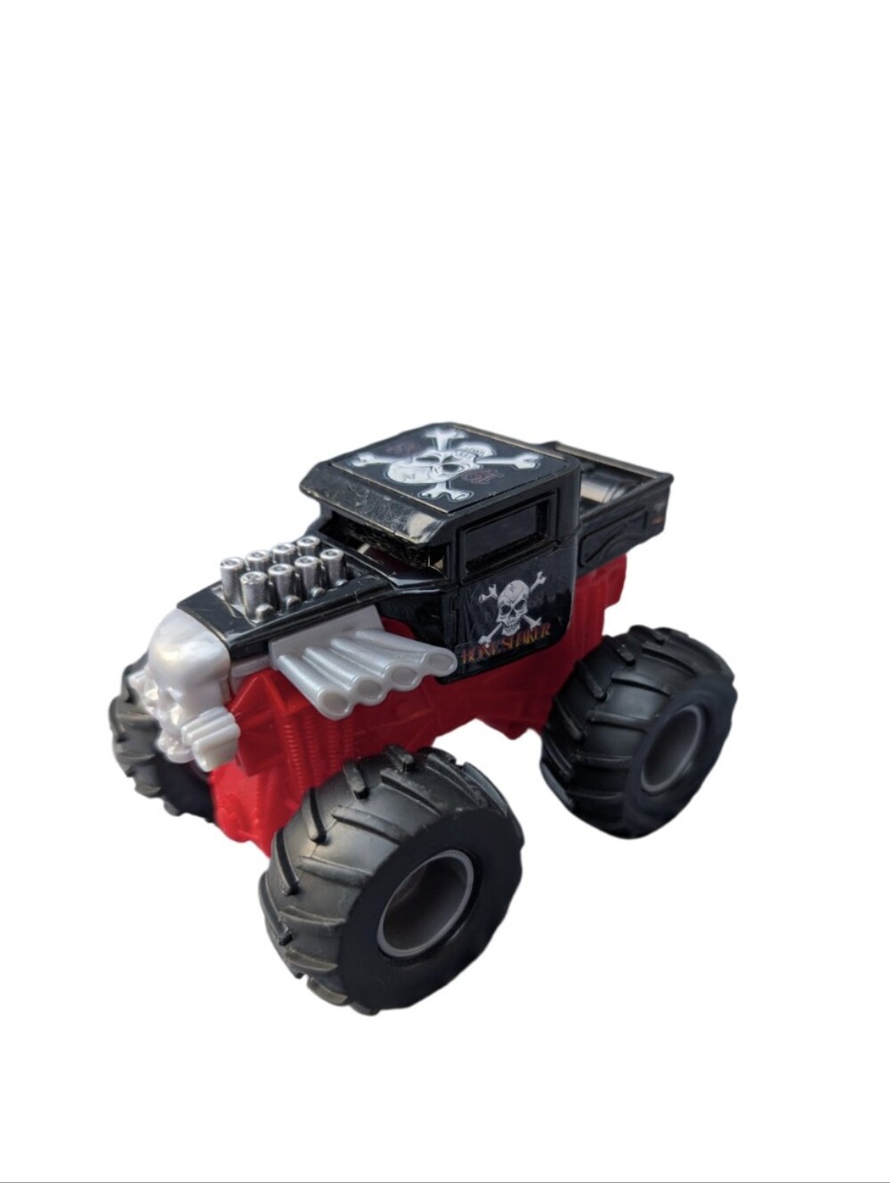 2014 Mattel Hot Wheels Monster Jam Rev Tredz Bone Shaker 1/43 Scale Truck